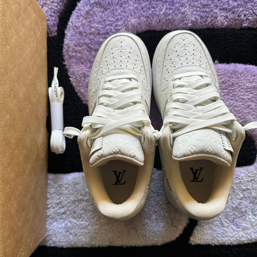 Nike AF1 x LV “White” Size 7.5