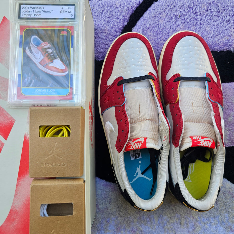 Air Jordan 1 Low “Trophy Room” (Numbered) Size 9.5