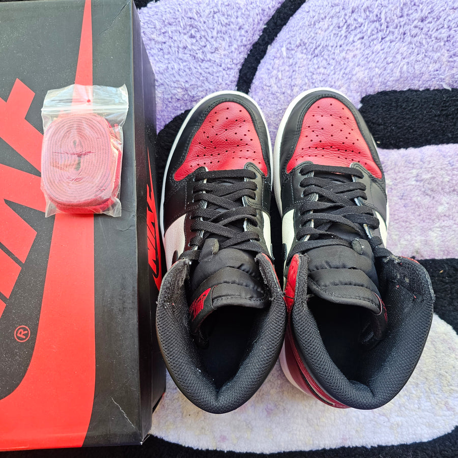Air Jordan 1 “Bred Toe” Size 9.5