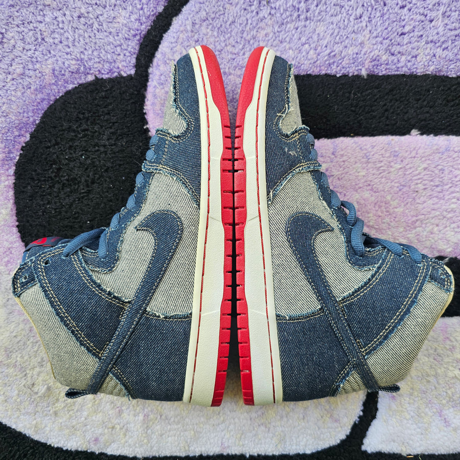 Nike Sb High SAMPLE “Reese Forbes denim” Size 9