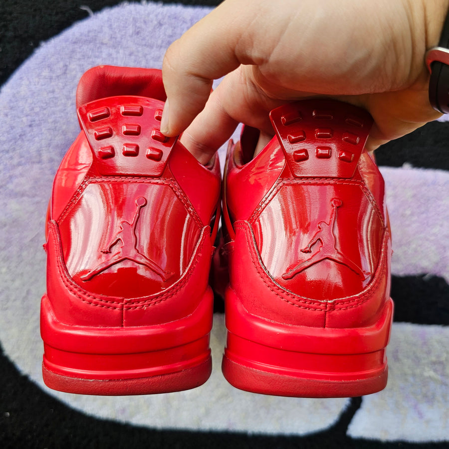 Air Jordan 4 11Lab4 “Red Patent”
Size 10