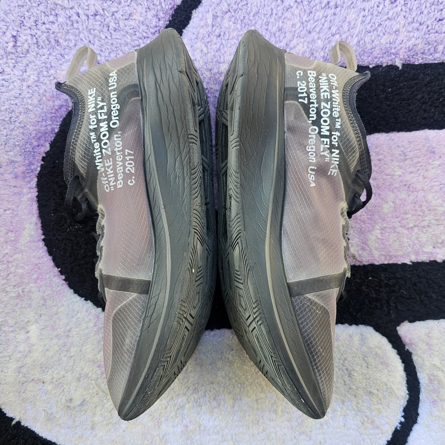 Nike Zoom Fly OFF WHITE “Black” Size 10