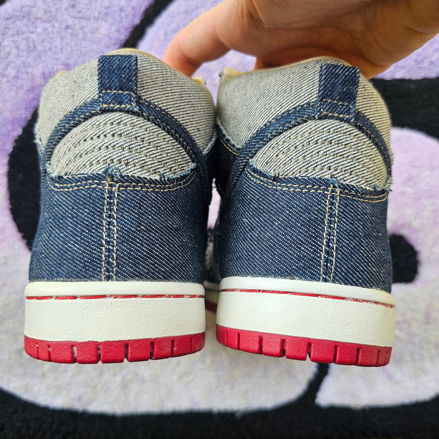 Nike Sb High SAMPLE “Reese Forbes denim” Size 9