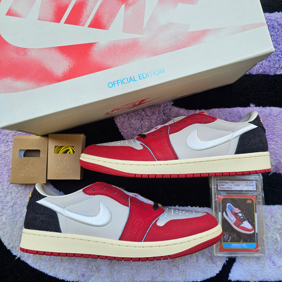 Air Jordan 1 Low “Trophy Room” (Numbered) Size 9.5