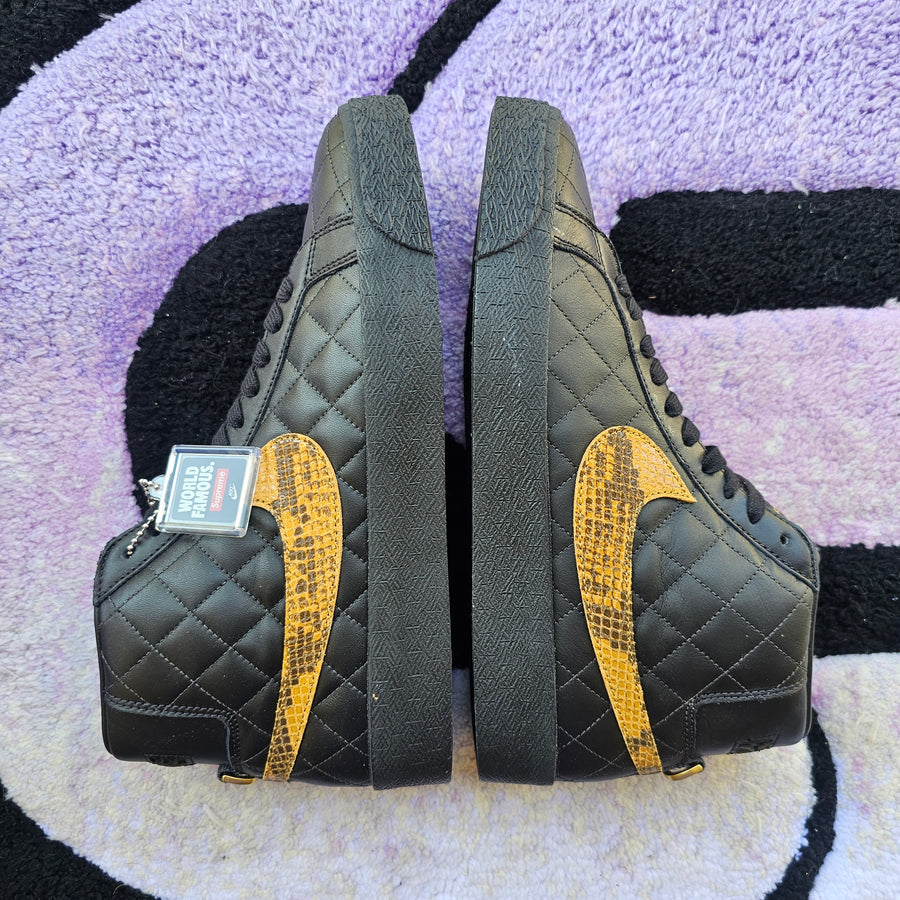 Nike Sb Blazer Supreme “Black” (2022) Size 9