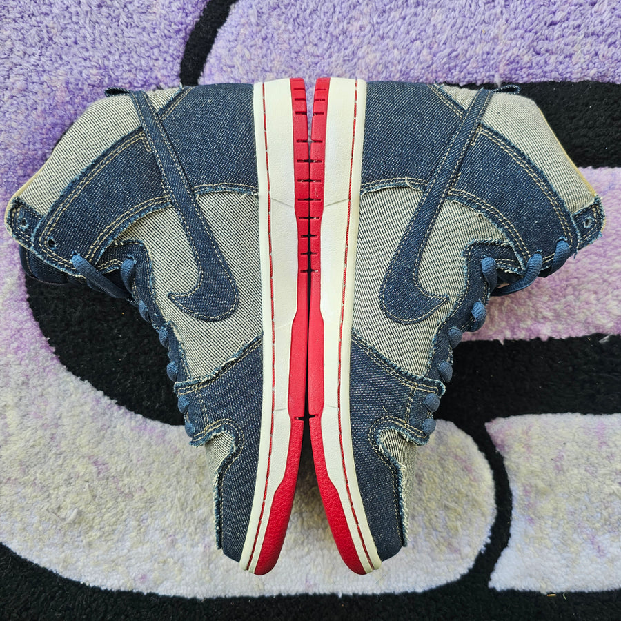 Nike Sb High SAMPLE “Reese Forbes denim” Size 9