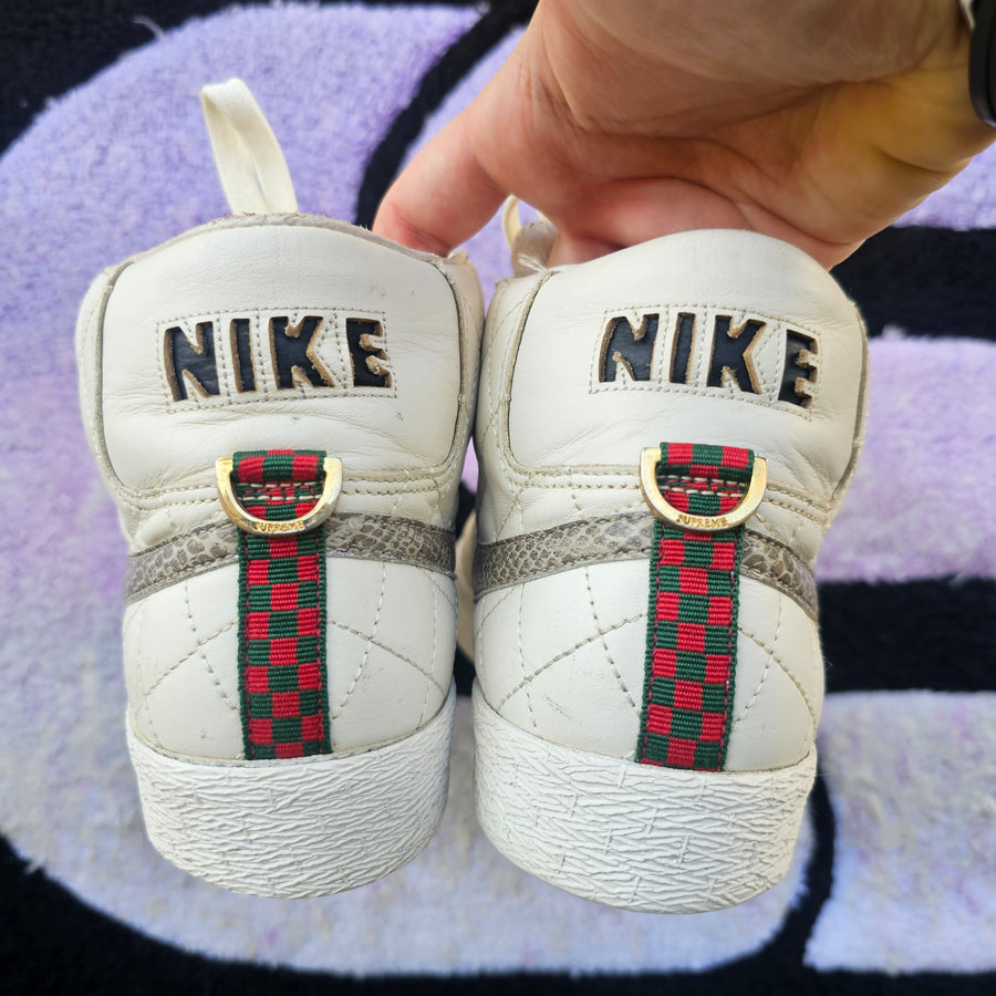 Nike Sb Blazer Supreme “White sail” Size 9