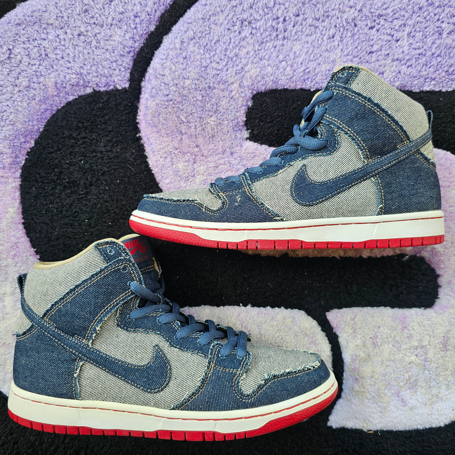 Nike Sb High SAMPLE “Reese Forbes denim” Size 9